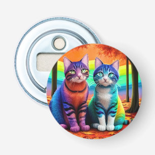 Décapsuleur Jumeaux de chats Art numérique-56467