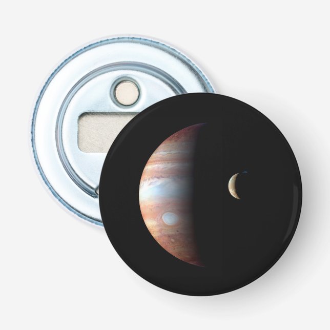 Décapsuleur Jupiter Géante gazeuse et Io Lune galiléenne (Devant)