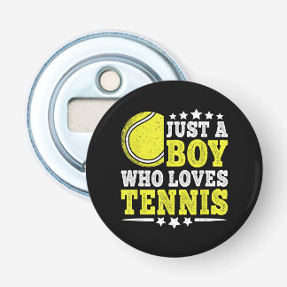 Décapsuleur Juste un garçon qui aime le tennis amateur de tenn