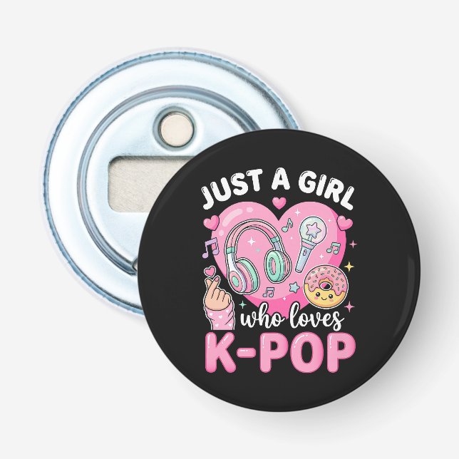 Décapsuleur Juste une fille qui aime la K-Pop (Devant)