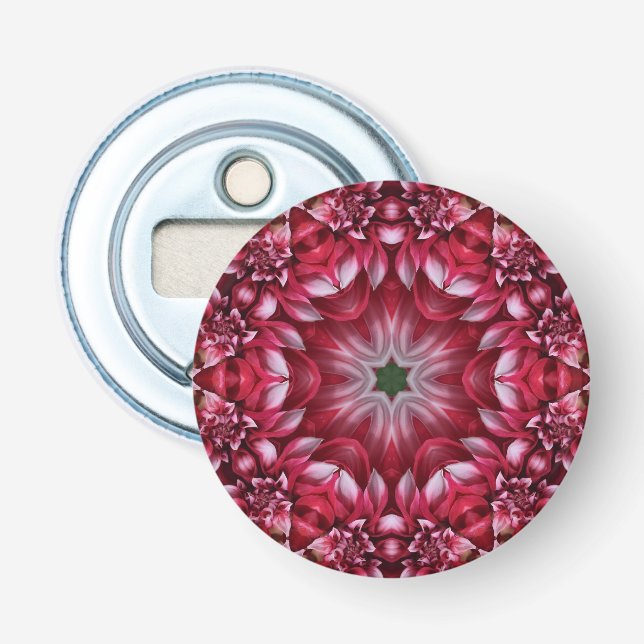 Décapsuleur Kaleidoscopic Crimson Dahlia (Devant)