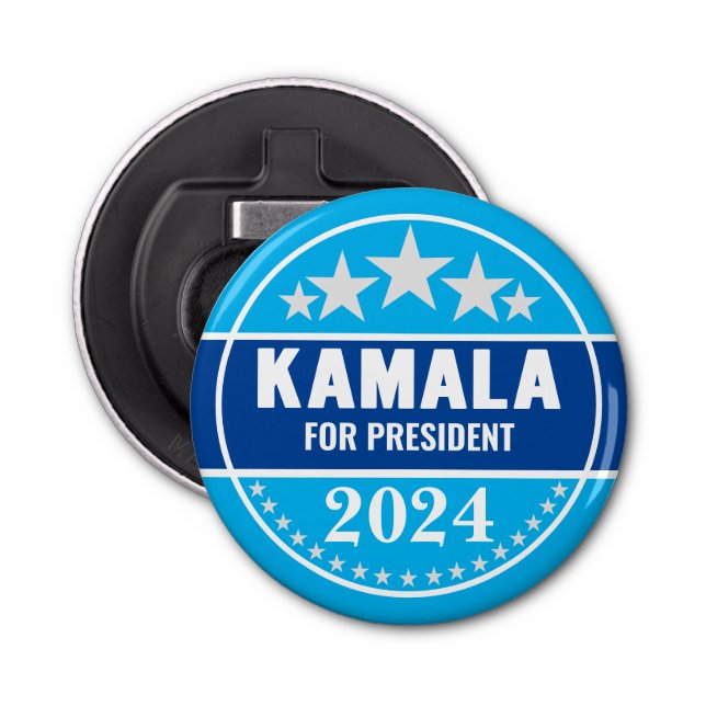 Décapsuleur Kamala Harris 2024 pour le président Bottle Opener (Devant)