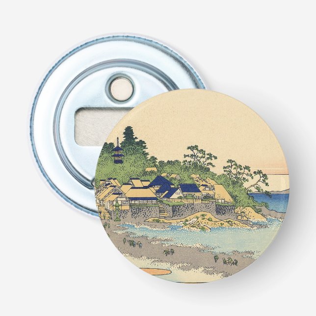Décapsuleur Katsushika Hokusai Enoshima dans la province de Sa (Devant)