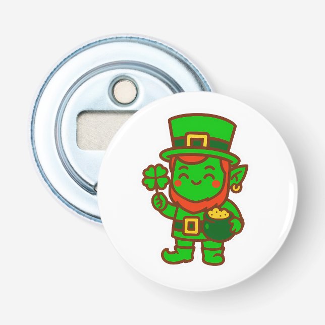 Décapsuleur Kawaii Lucky Leprechaun (Devant)
