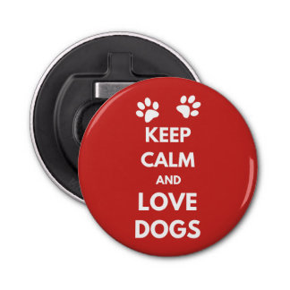 Décapsuleur Keep calm and love dogs