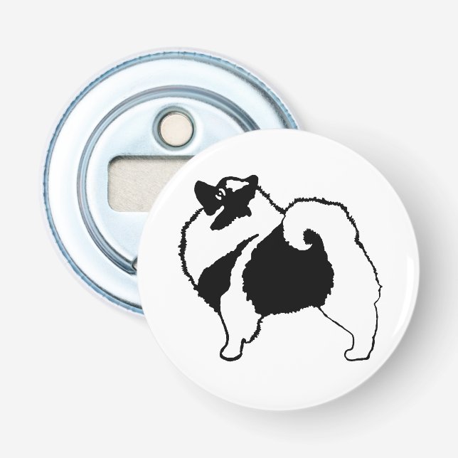 Décapsuleur Keeshond Graphics - Cute Original Chig Art (Devant)