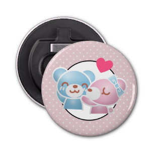 Décapsuleur Kissing Bears mignon et Kawaii