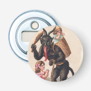 Décapsuleur Krampus Kidnaps Filles Fêtes Vintages Noël
