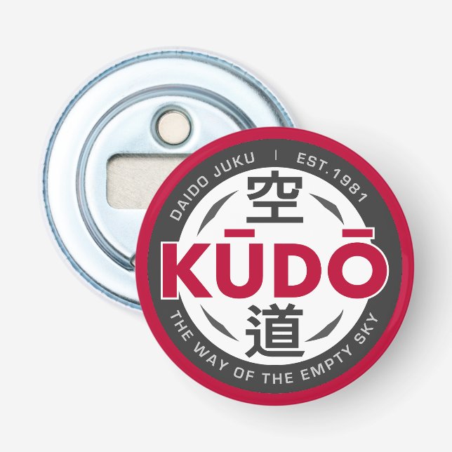 Décapsuleur Kudo – Minimal Japanese Martial Arts Emblem (Devant)