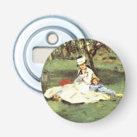 La famille Monet dans son jardin Edouard Manet