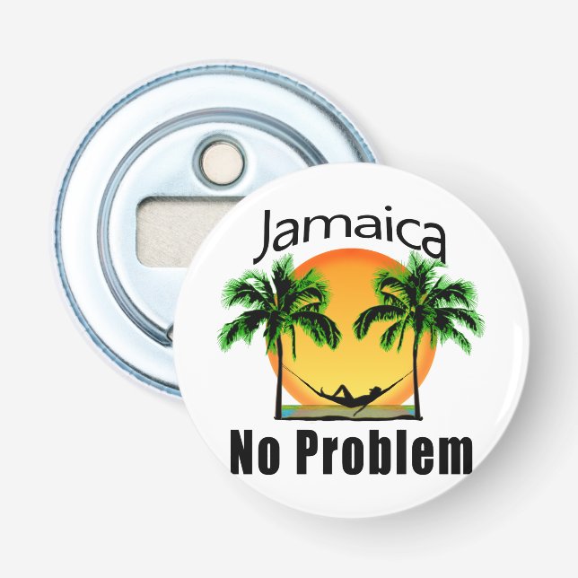 Décapsuleur La Jamaïque aucun problème (Devant)