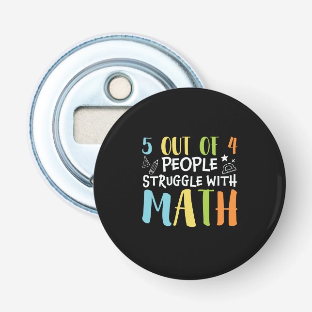 Décapsuleur La lutte des professeurs de mathématiques avec les (Devant)