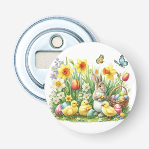 Décapsuleur lapin/poulet de printemps classique/Vintage