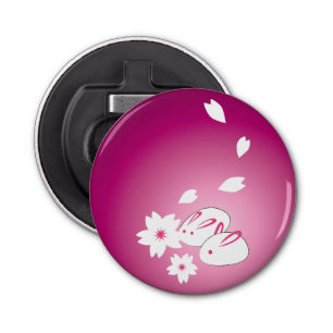 Décapsuleur Lapins de neige japonais et Sakura