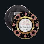 Décapsuleur Las Vegas Styled Mariage Dusty Rose Gold<br><div class="desc">Décapsuleur. Personnalisez Las Vegas Style Mariage - Dusty Rose Gold prêt pour vous à personnaliser. 📌 Si vous avez besoin d'une personnalisation plus poussée, cliquez sur le bouton "Cliquez pour Customiser plus loin" ou "Customiser ou modifier la conception" et utilisez notre outil de conception pour redimensionner, faire pivoter, modifier la...</div>