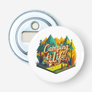 Décapsuleur Le camping c'est la vie