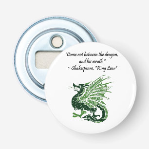 Décapsuleur Le dragon et sa colère Le Roi Lear