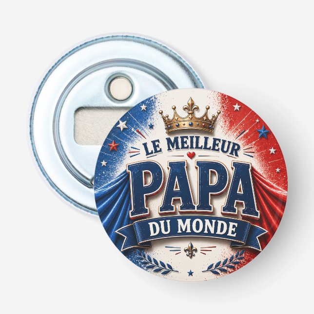 Décapsuleur Le Meilleur Papa du Monde (Devant)