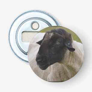 Décapsuleur Le noir a fait face à des moutons