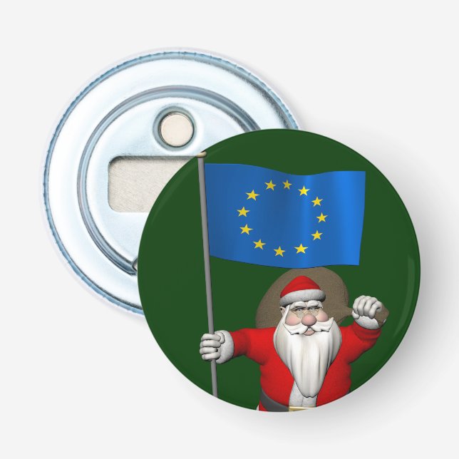 Décapsuleur Le Père Noël Avec L'Entrée De L'Union Européenne (Devant)