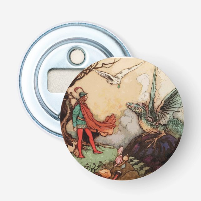 Décapsuleur Le Prince et le Magnet d'ouverture de la bouteille (Devant)