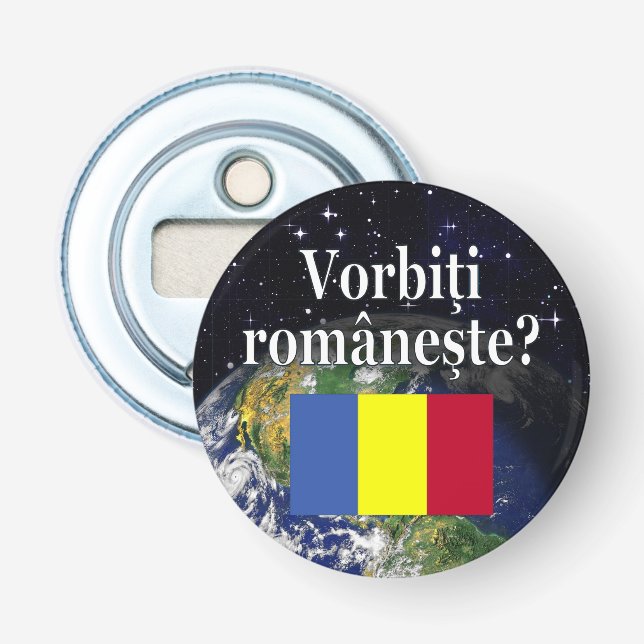 Décapsuleur Le Romanian Do You Speak ? Flag & Earth (Devant)