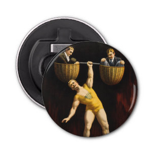 Décapsuleur Le Sandow Eugen Sandow Vaudeville Weightlifter