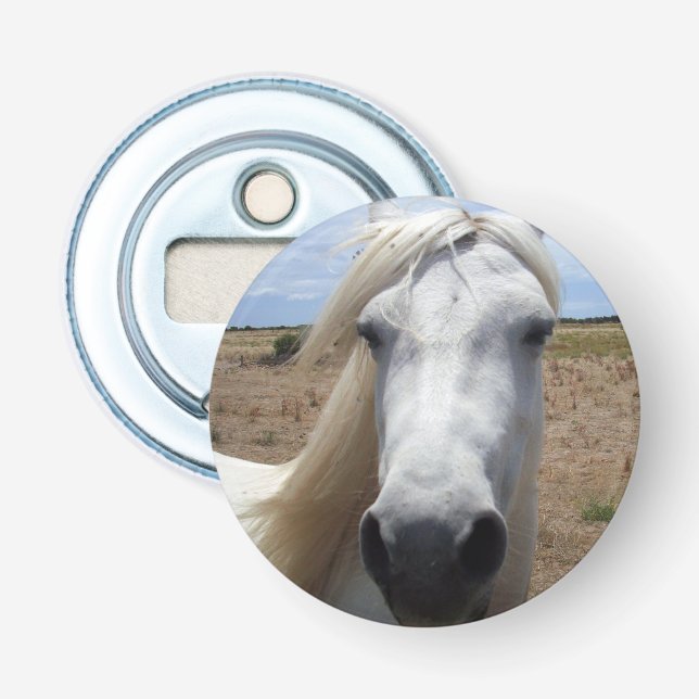 Décapsuleur Le visage du cheval blanc, (Devant)