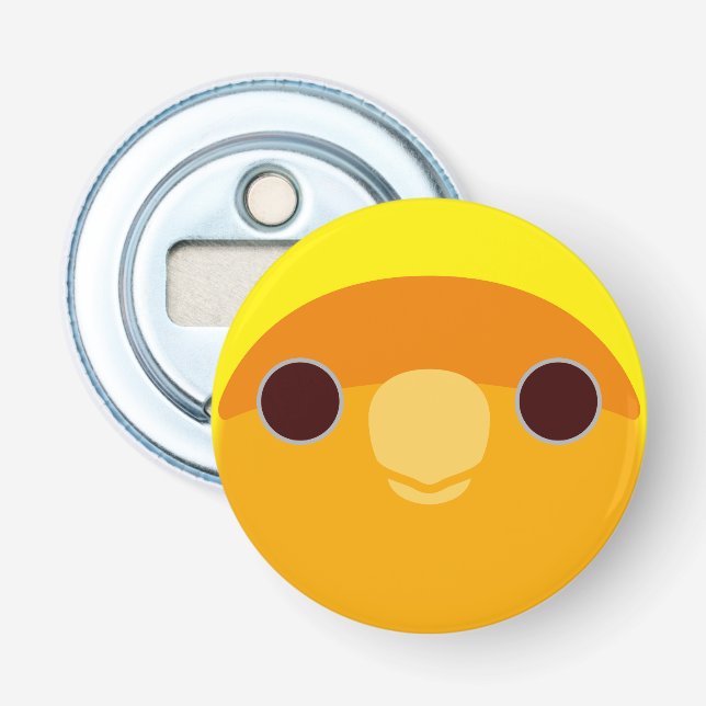 Décapsuleur Le visage d'un amour à visage orange (Devant)