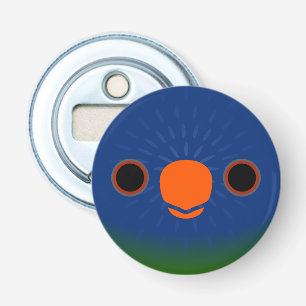 Décapsuleur Le visage d'un lorikeet à façade bleue