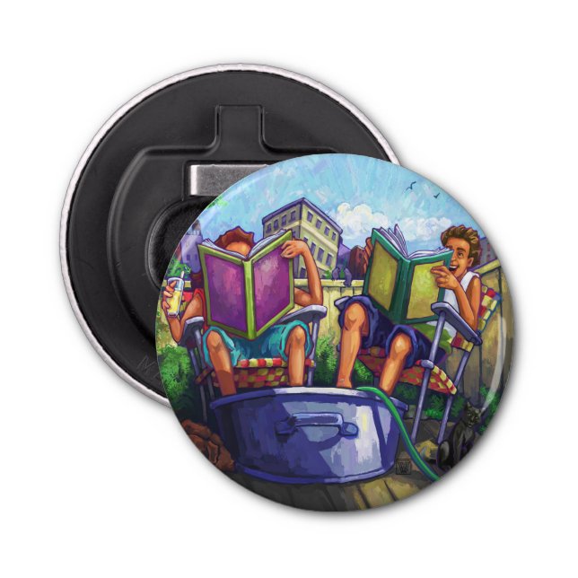 Décapsuleur Lecture en été (Devant)