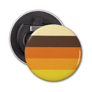 Décapsuleur les années 70 Motif de couleurs triées rétro