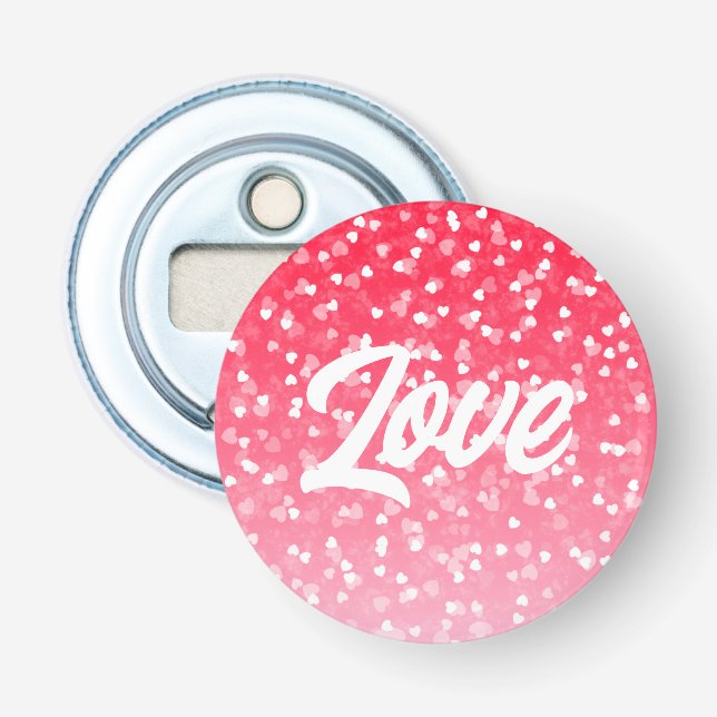Décapsuleur Les Coeurs et l'Amour de Valentine (Devant)