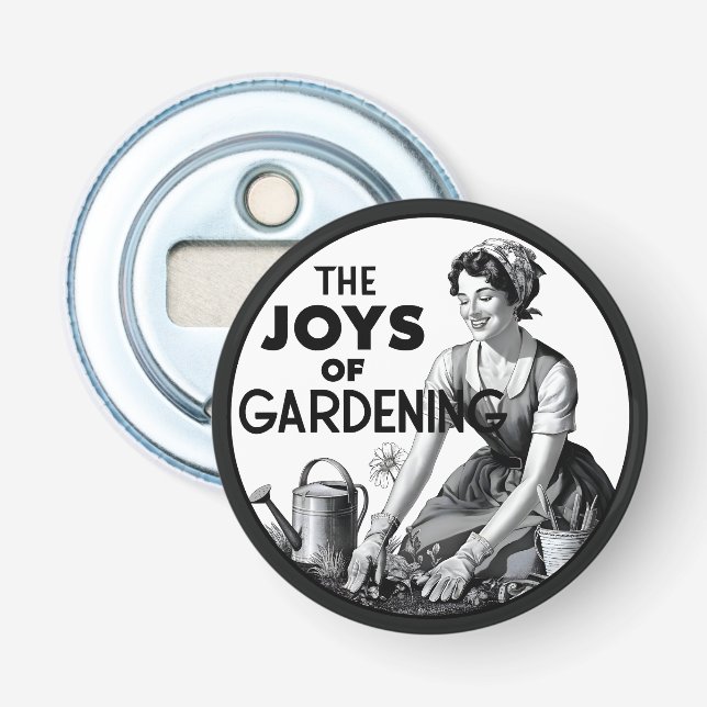 Décapsuleur Les Joies Du Jardinage (Devant)