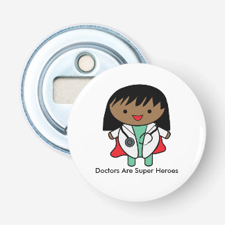 Décapsuleur Les médecins sont de super héros Femme Noir Person