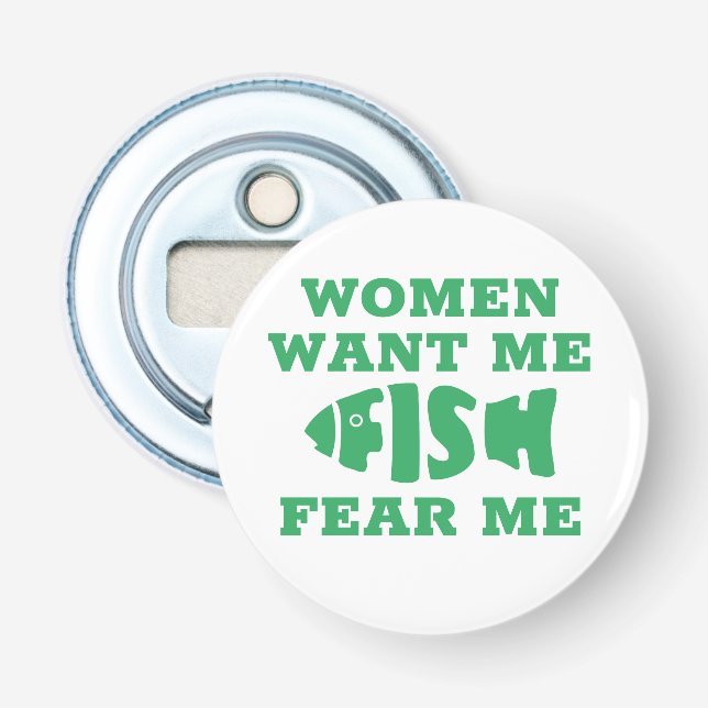 Décapsuleur Les poissons me font peur (Devant)