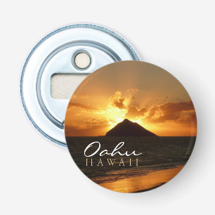Décapsuleur Lever de soleil à Hawaii sur la plage, Oahu