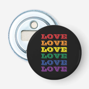 Décapsuleur LGBTQ Gay pride Love Personnalisable Texte Répété