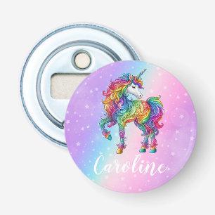 Décapsuleur licorne colorée magique