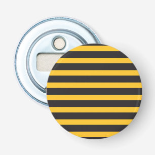 Décapsuleur Lignes Géométriques Horizontales Jaunes et Noires