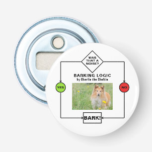 Décapsuleur Logique d'écorce de chien sur étagère personnalisé