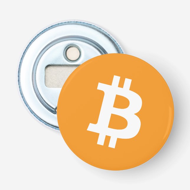 Décapsuleur Logo Bitcoin Cryptomonnaie (Devant)