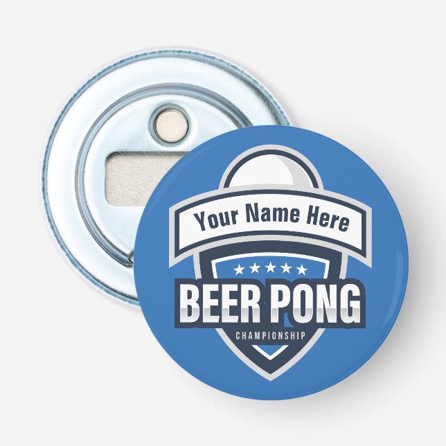Décapsuleur Logo de championnat de Beer Pong personnalisable (Devant)