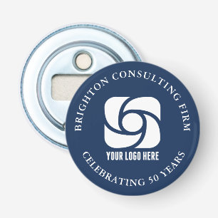 Décapsuleur Logo de société bleu marine Entreprise Marketing p