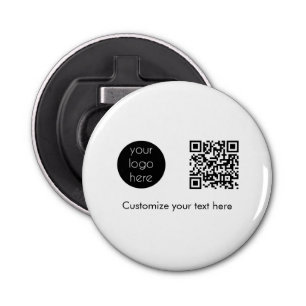 Décapsuleur Logo d'entreprise Code QR promotionnel Texte