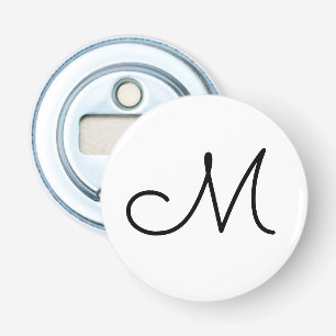 Décapsuleur logo monogramme simple minimaliste élégant perso