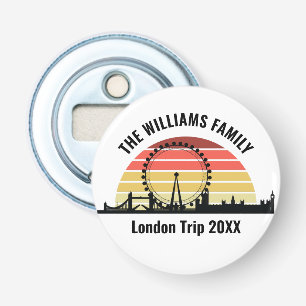 Décapsuleur Londres Angleterre Sunset Custom Family Trip