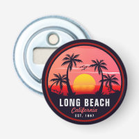 Long Beach California Retro Sunset Souvenirs 80s