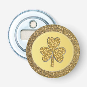 Décapsuleur Lucky Irish Shamrock Gold Coin
