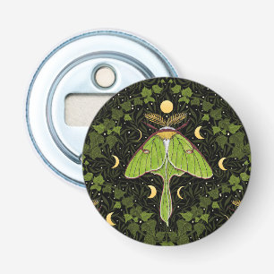 Décapsuleur Luna moth, phases de lune et damas de lierre 2